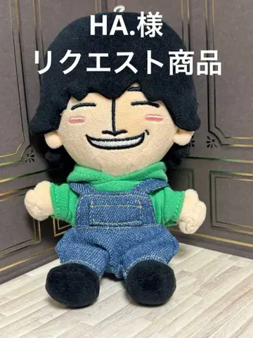 HA.님 요청 상품 사노 마사야 그린 후드티 + 파란색 오버롤 하피누이