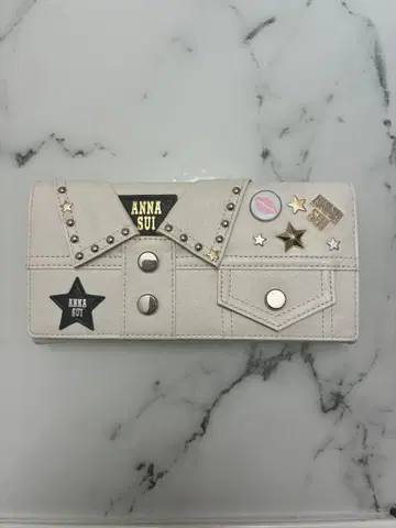 ANNA SUI 데님 셔츠풍 장지갑