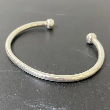 오픈 플레인 실버 925 뱅글 팔찌 실버 b007