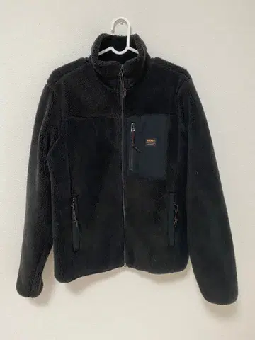 DEUS 블랙 플리스 자켓 XS