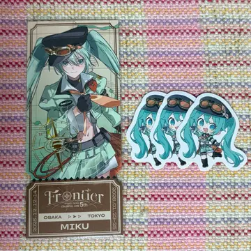 프로세카 세카라이 티켓풍 카드 미니 캐릭터 스티커 하츠네 미쿠