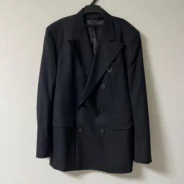 DRESSEDUNDRESSED 울 더블 블레이저 오버 더블 자켓