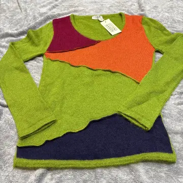 LUCIANO SOPRANI 모헤어 니트 스웨터 M 이탈리아제