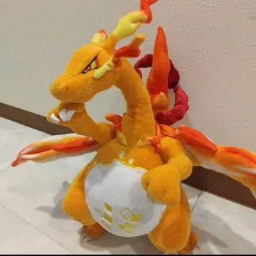 포켓몬 센터 한정판 거다이맥스 리자몽 봉제 인형