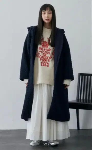 보아 후디 롱 코트 리브라 큐