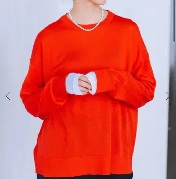 이에나 빨간색 니트 IENA