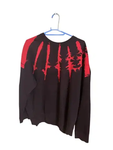 LAST NEST CROSS TIE-DYE SWEAT RED