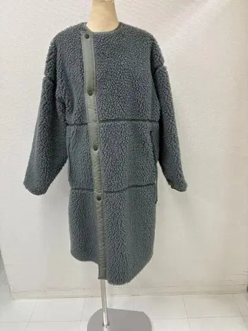 HYKE 하이크 보아 롱 코트