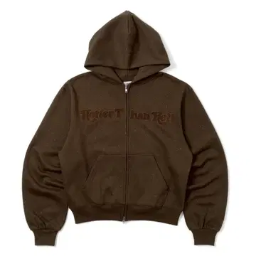 Hotter Than Hell 다크 브라운 후드티