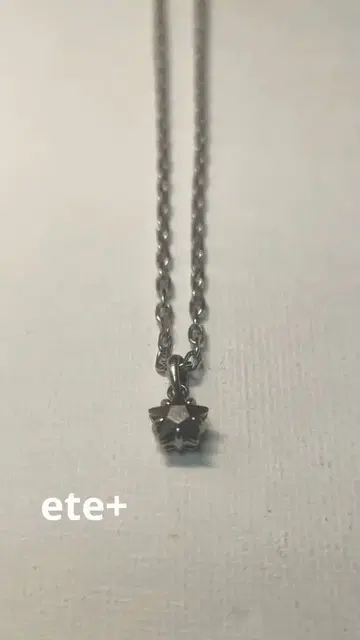 ete+ sus 별 모양 펜던트 목걸이 ete