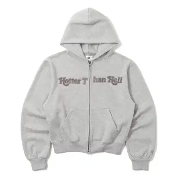 HTH glitter heart logo zip hoodie