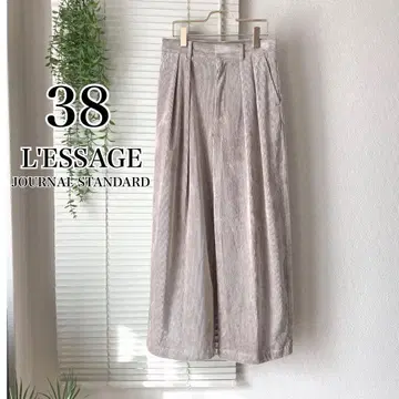 [ 2024AW ] L'ESSAGE 스트레치 코듀로이 2 턱 팬츠 38