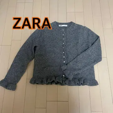ZARA 니트 프릴 숏 기장
