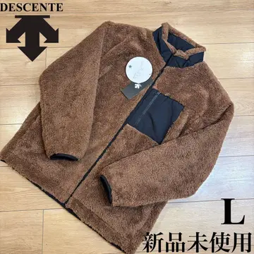 새상품 데상트 플리스 자켓 보아 자켓 리버서블 L