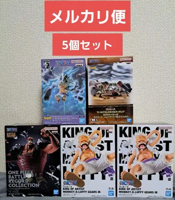 원피스 몽키 D 루피 GEAR 5 피규어 5개 세트
