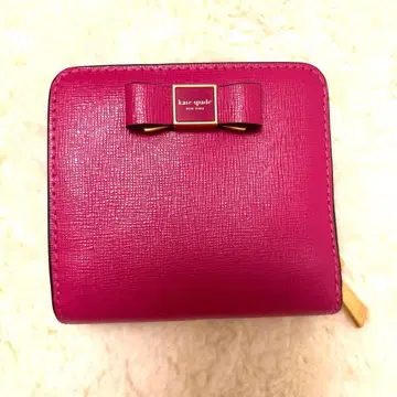 케이트 스페이드 핑크 접이식 지갑