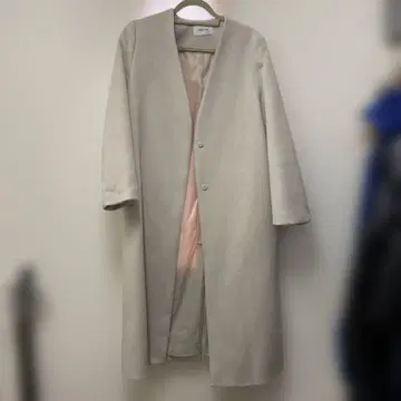 프레이 아이디 라이트 베이지 롱 코트