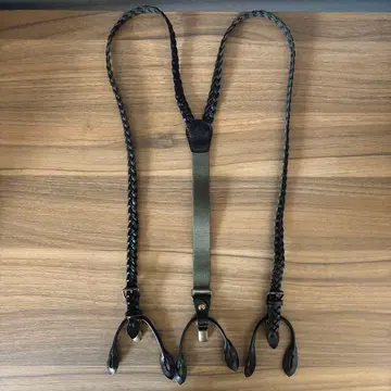 graphzero 그래프제로 GZ-MLS 가죽 서스펜더 M 블랙