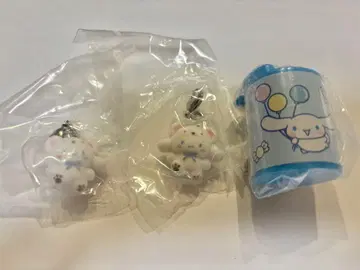 산리오 복슬복슬 스노우 메지루시 액세서리 시나몬 x 2 코인 실린더 세트