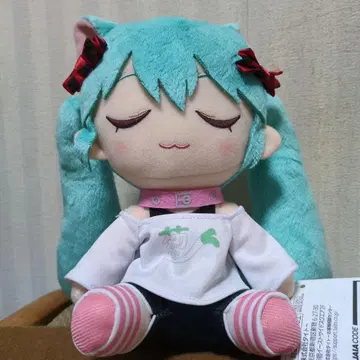 하츠네 미쿠 봉제 인형 T셔츠 버전 봉제 인형