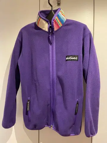 WILDTHINGS 보라색 플리스 자켓 L