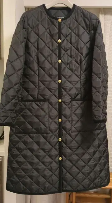 트래디셔널 웨더웨어 아크리 롱 코트 34 블랙