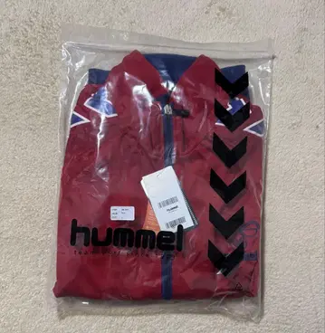 hummel 레드 네이비 저지 L 사이즈 험멜 레트로 유행