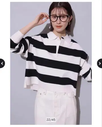 아르페쥬 스토리 라거 니트 보더