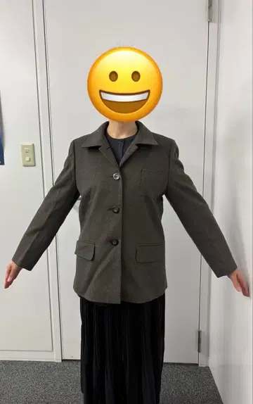 다크 브라운 테일러드 자켓