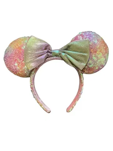 도쿄 디즈니 리조트 미키마우스형 스팽글 머리띠