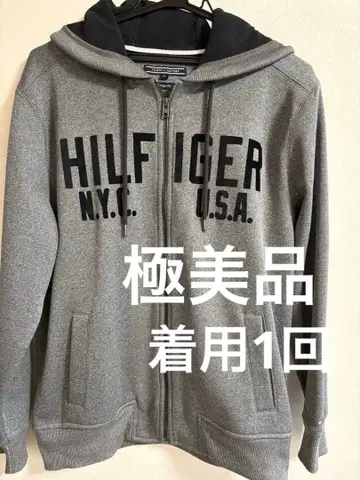[ 새상품급 ] TOMMY HILFIGER 풀 집업 후드티 빈티지 핏