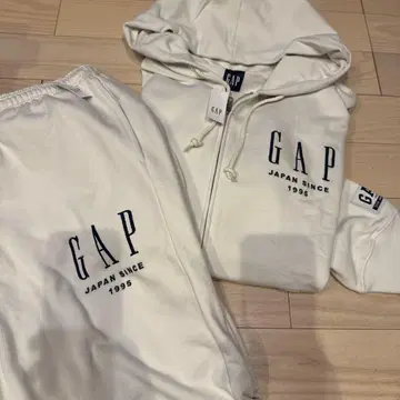 GAP 후드티 30th 30주년 기념일 화이트 XL 셋업