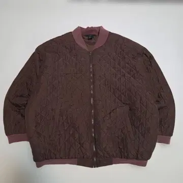 (구제 의류) 숏기장 블루종 90s 아메카지 실크 퀼팅 자켓