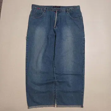 (구제 의류) BUGLE BOY 배기 팬츠 스트릿 초와이드 데님 페인터