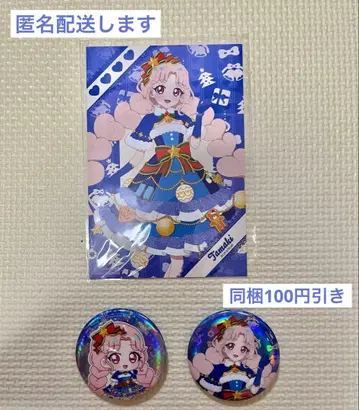 비밀의 아이프리 이온 팝업 캔뱃지 타마키 엽서