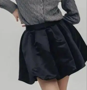 THE TOE Venice balloon skirt 블랙 S