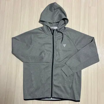 EDWIN F.L.E. 그레이 후드 부착 후드티