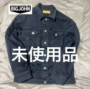 BIGJOHN 빅존 데님 자켓 블랙 컴플리트 프리 M