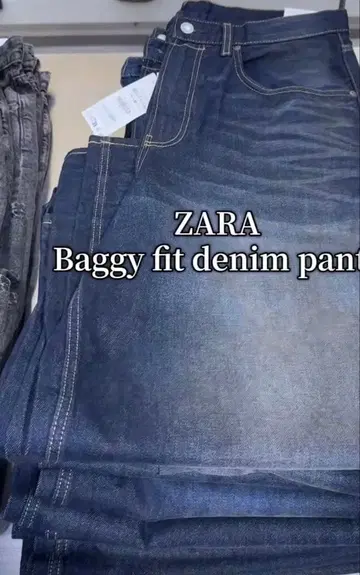 ZARA 배기핏 데님 팬츠