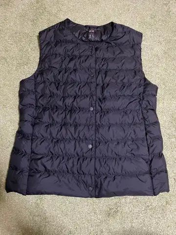 유니클로 울트라 라이트 다운 컴팩트 베스트 여성용 L 블랙