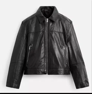 25ss M zara 가죽 자켓 박스핏 자라