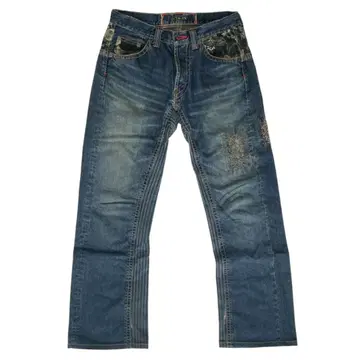 미즈라 일본풍 패턴 청바지 mizura 일본제 데님 팬츠 남성용