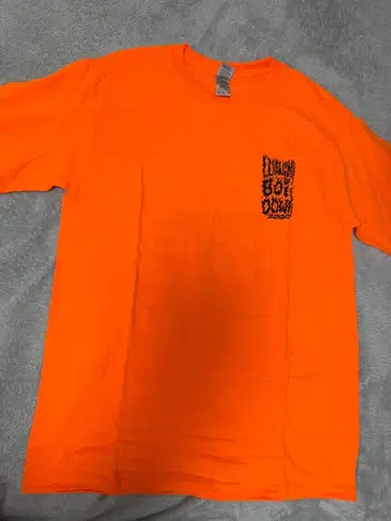 WANIMA BoilDown2020 형광 오렌지 롱T M 사이즈