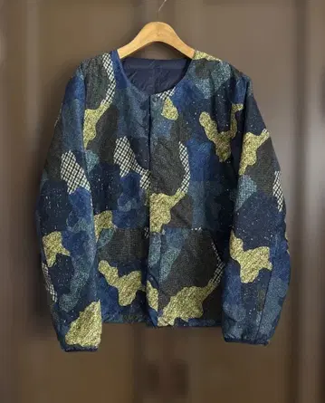 새상품급 그라니프 TAION 리버서블 다운 자켓 맵 오브 트위드