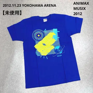 미사용 ANIMAX MUSIX 2012 요코하마 아레나 T셔츠 블루 L