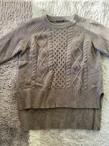 BARNYARDSTORM 케이블 니트 긴팔 스웨터