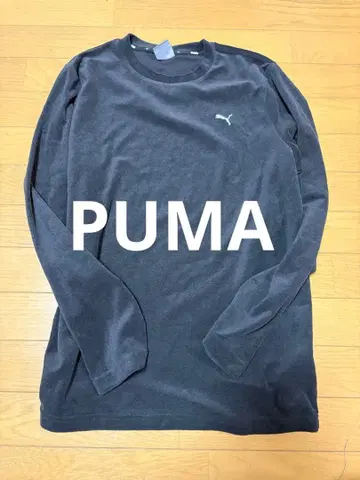 PUMA 다크 그레이 긴팔 티셔츠 L