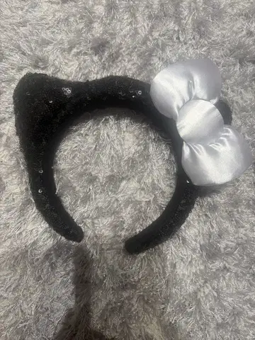 USJ 키티 머리띠 블랙