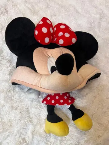 디즈니 미니 마우스 팬캡 봉제 인형 모자