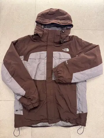 노스페이스 마운틴 후드티 브라운/그레이